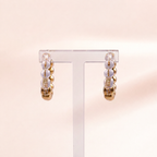 Aurelia Pearl Hoop Earrings