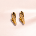 Sculptural Double Teardrop Ear Cuffs