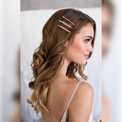 Champagne Bloom Hairpin Set