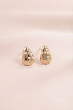 Pearl Studded Teardrop Stud Earring