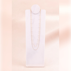 Layered Pearl Chain Necklace | Vybe Global Store - Image 4