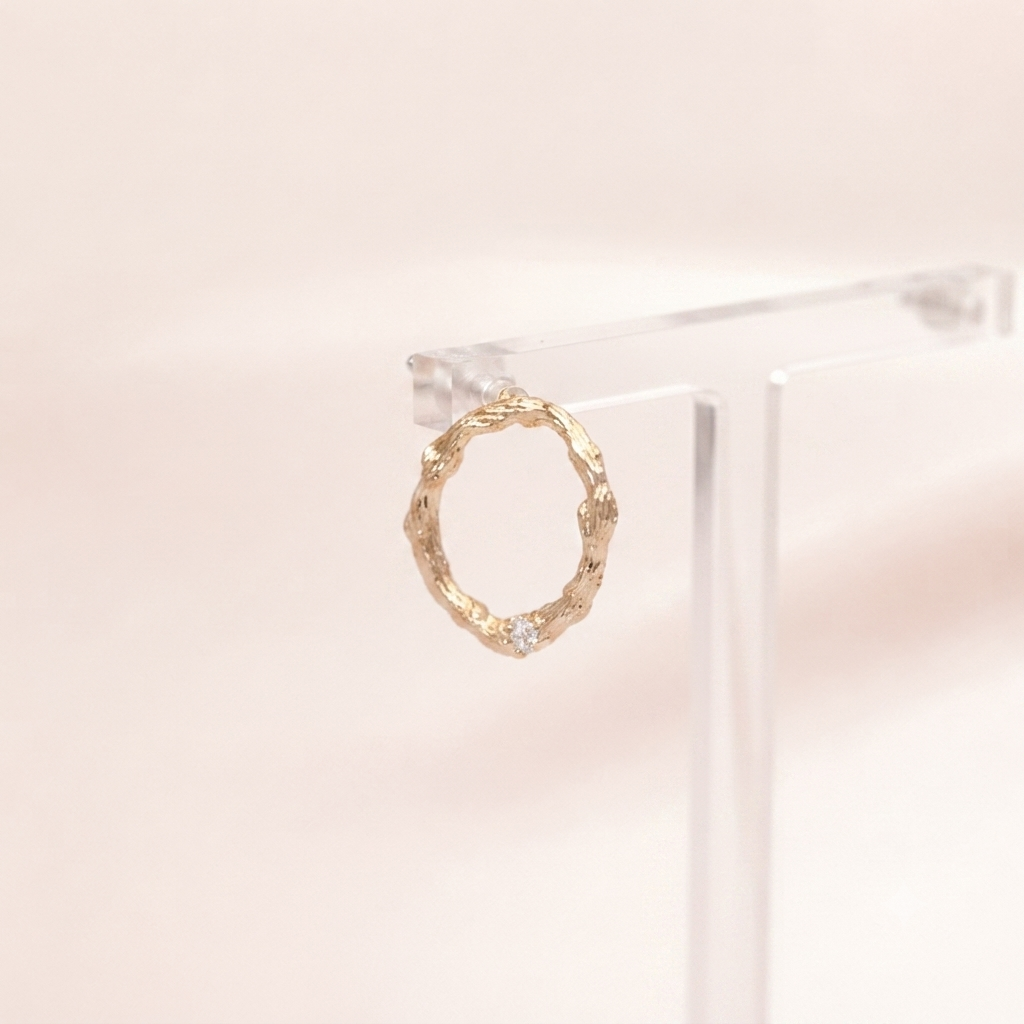 Molten Texture  Earring