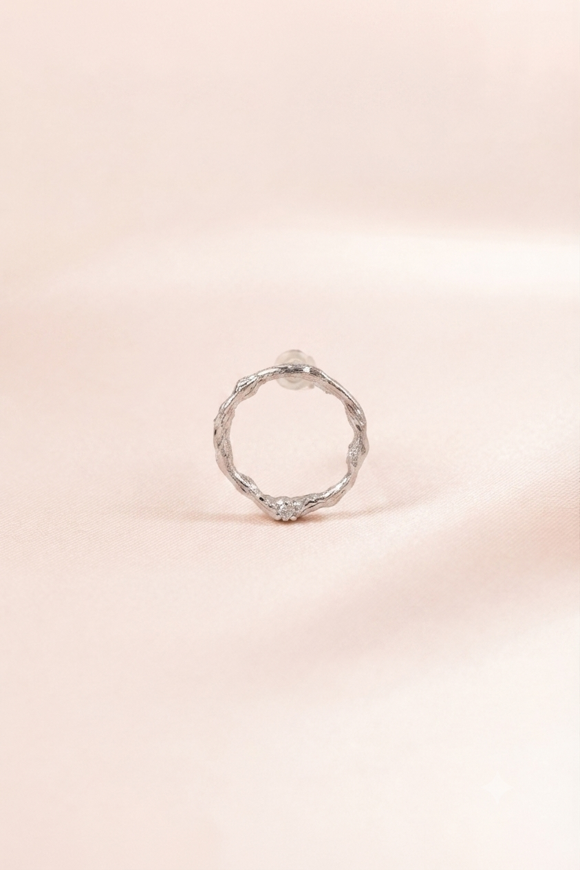 Molten Texture  Earring