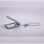 Rhinestone Compact Mirror Bag Charm - Rectangular | Vybe Global Store - Image 2