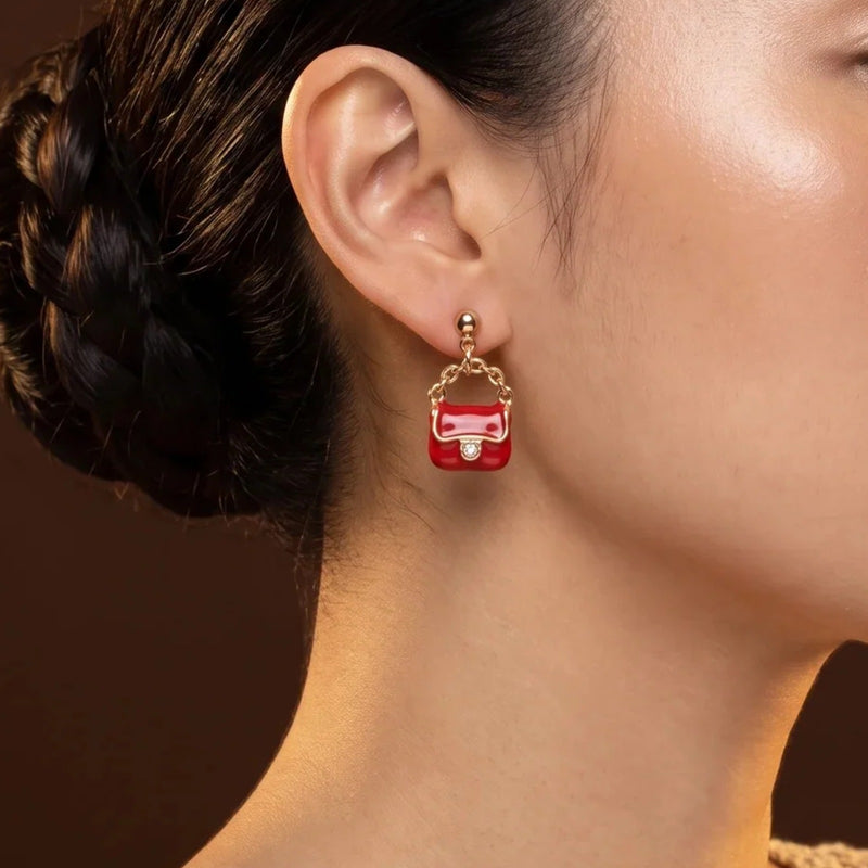 Mini Handbag Charm Earrings | Vybe Global Store