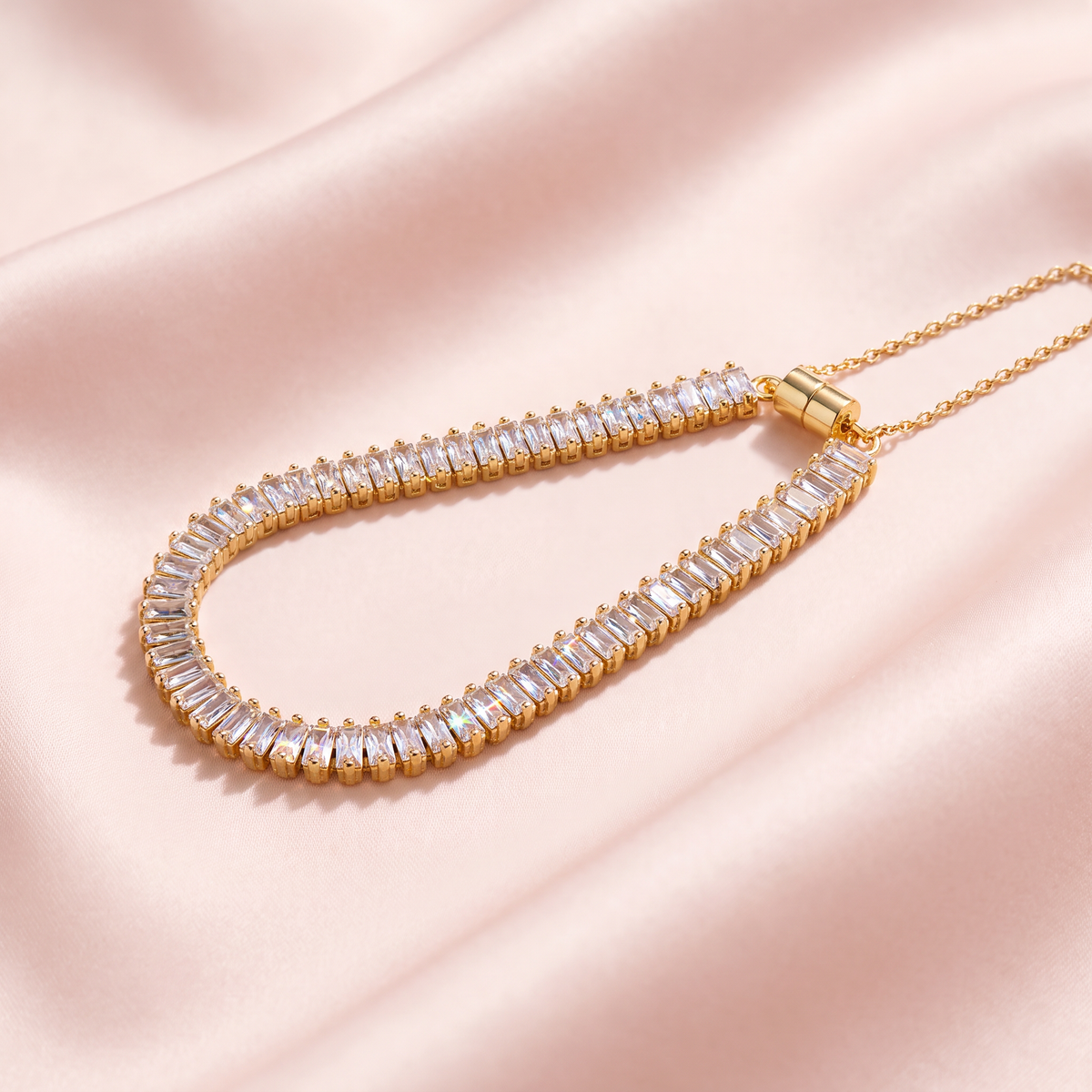 Baguette Crystal Drop bracelet