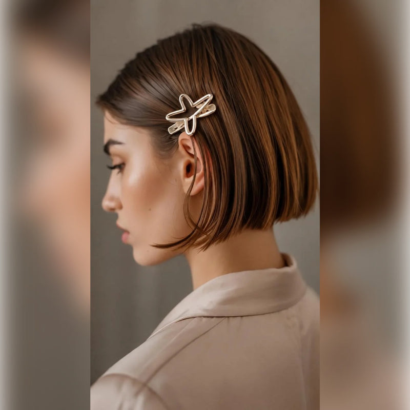 Openwork Flower Hairpin | Vybe Global Store