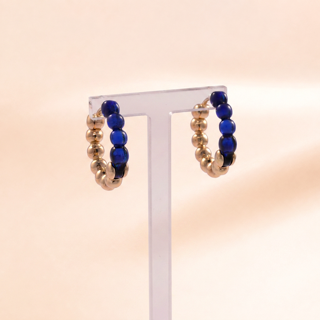 Sapphire Luxe  Hoops