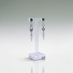 Antique Rose Spear Drop Earrings