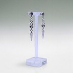 Antique Rose Spear Drop Earrings