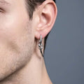 Silver Knot Drop Earrings | Vybe Global Store