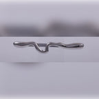 Sculptural Wavy Metallic Barrette | Vybe Global Store - Image 4