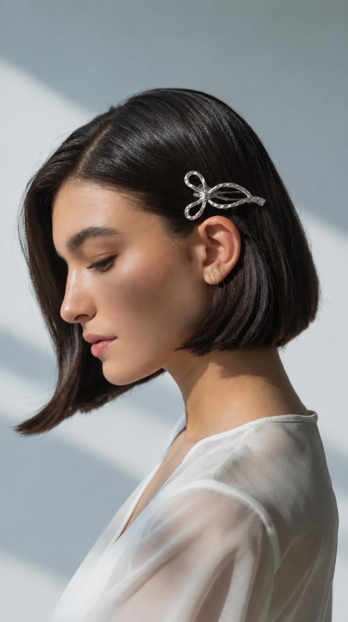 Sculptural Bow Hairpin
