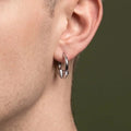 Silver Spike Horseshoe Earrings | Vybe Global Store