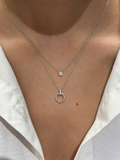 Layered Open Circle Necklace