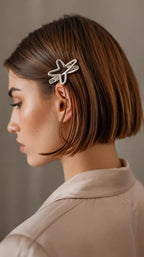 Openwork Flower Hairpin