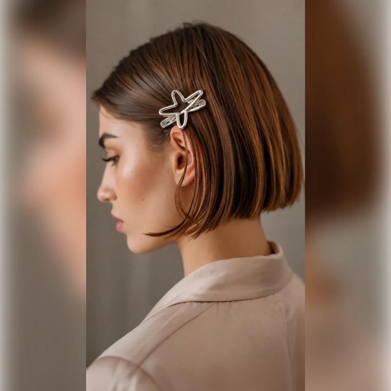 Openwork Flower Hairpin | Vybe Global Store - Image 3
