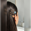 Marbella Shell Bobby Pin Set | Vybe Global Store