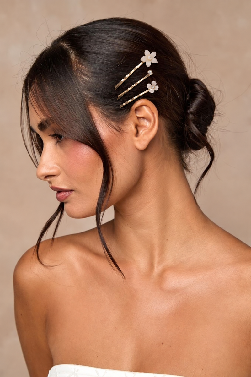 Frost Blossom Hairpin Set