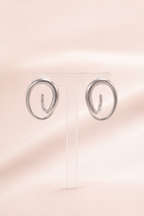 Spiral Coil Hoop Earring