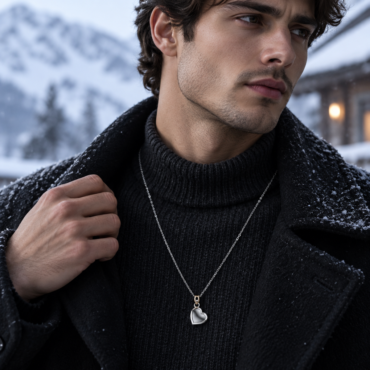 Winter Heart Pendant
