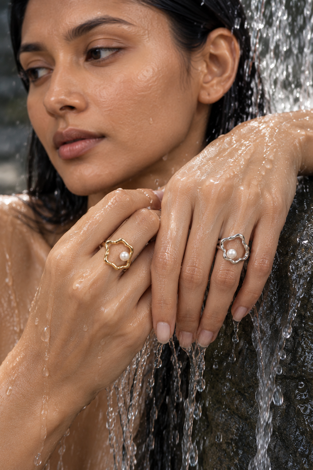 Tidepool Pearl Ring