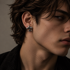 Fleur-de-Lis Enamel Studs