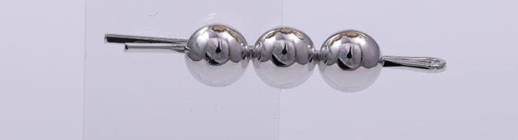 Triple Metallic Ball Hair Pin