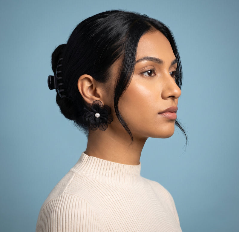 Chiffon Bloom Earrings