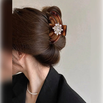 Embellished Gemstone Hair Claw