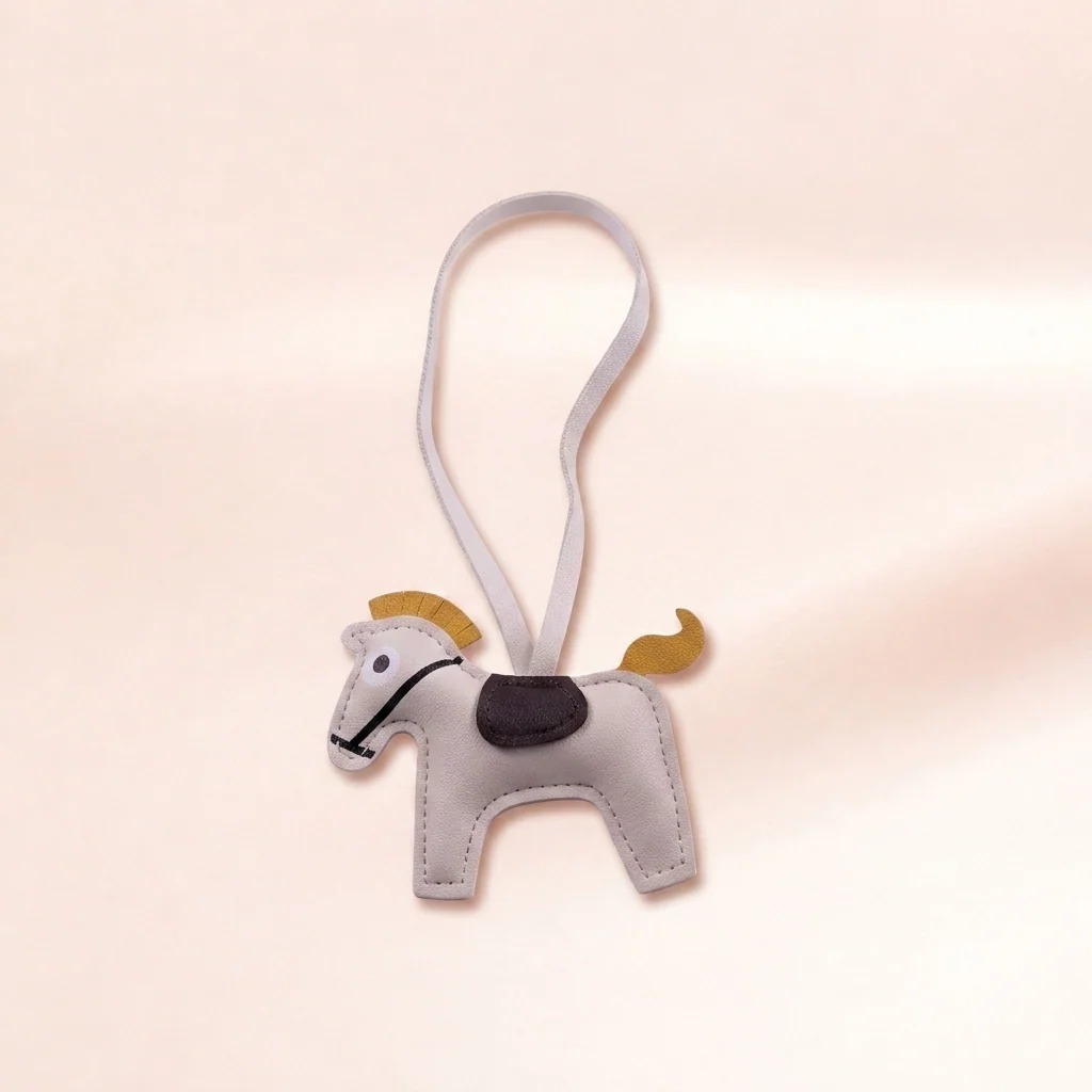 Leather Pony Bag Charm | Vybe Global Store - Image 4