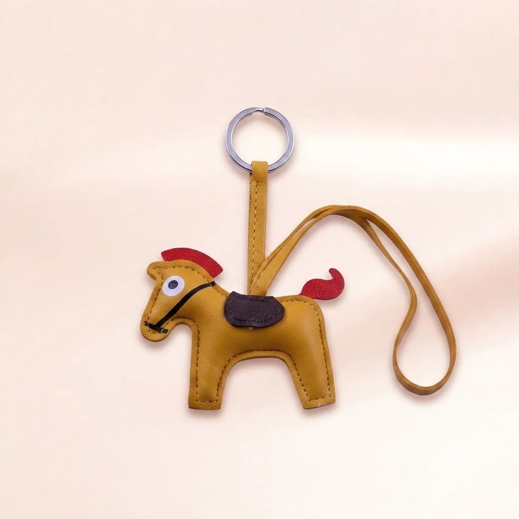 Leather Pony Bag Charm | Vybe Global Store - Image 6