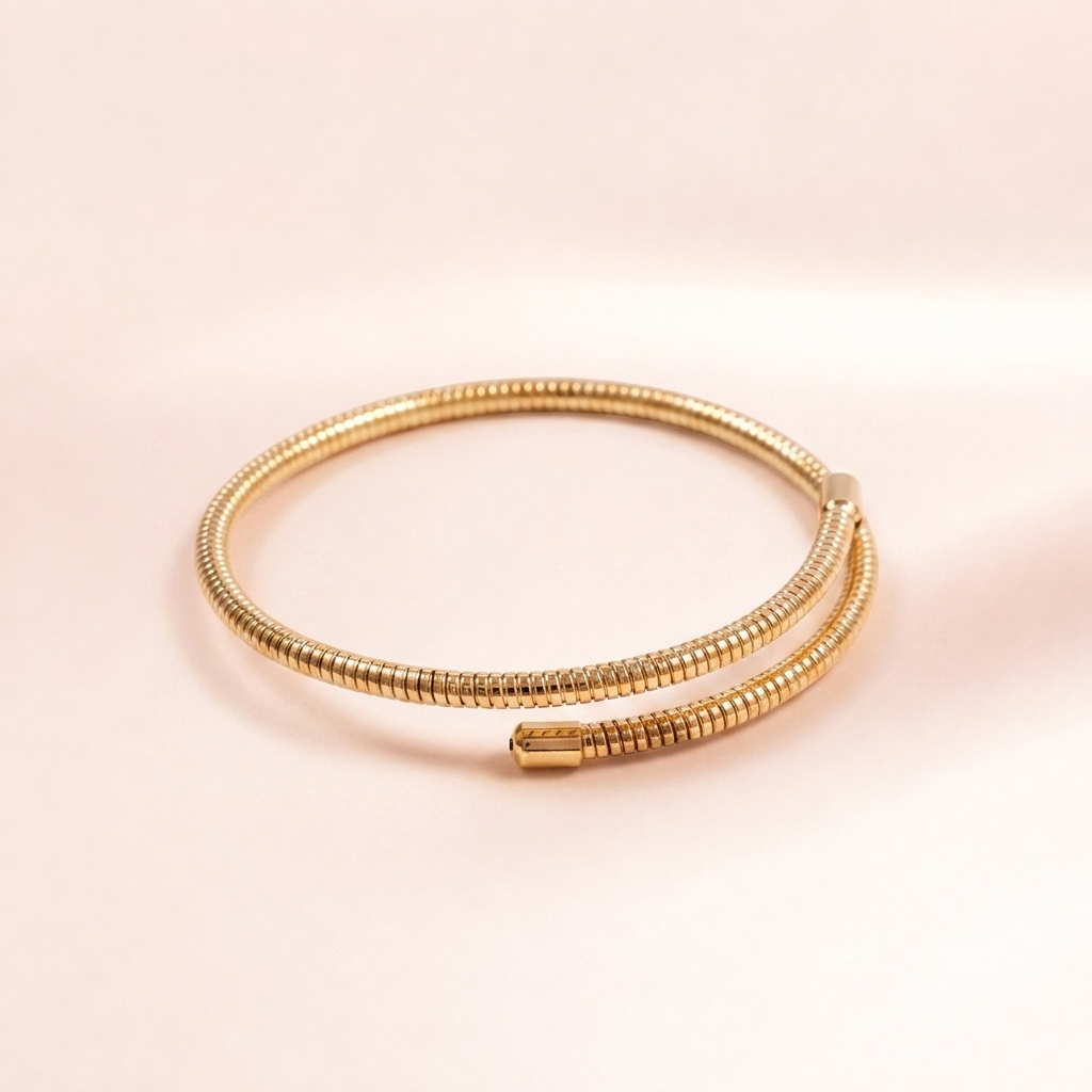 Flexible Coil Wrap Bracelet