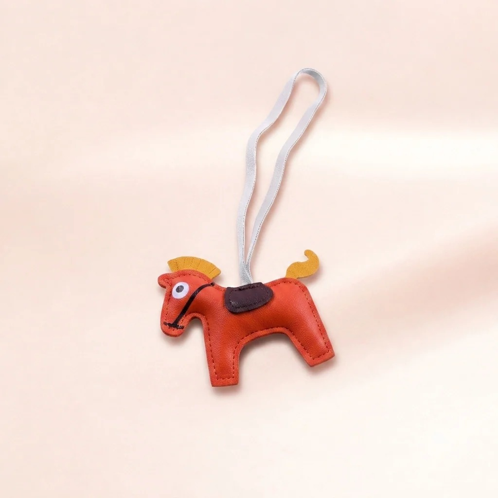 Leather Pony Bag Charm | Vybe Global Store - Image 5