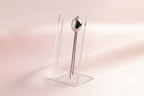 Oval Dome Fringe Drop Earrings