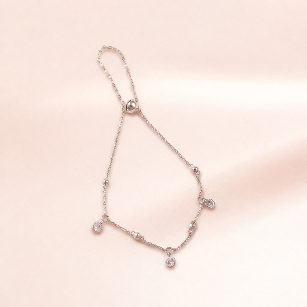 Crystal Charm Adjustable Necklace
