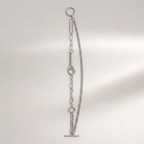 Mixed Link Toggle Bracelet