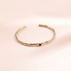 Bamboo Heart Cuff Bracelet