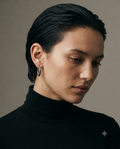 Interlocking Ring Drop Earring