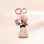 Rose Tassel Charm Keychain | Vybe Global Store - Image 6