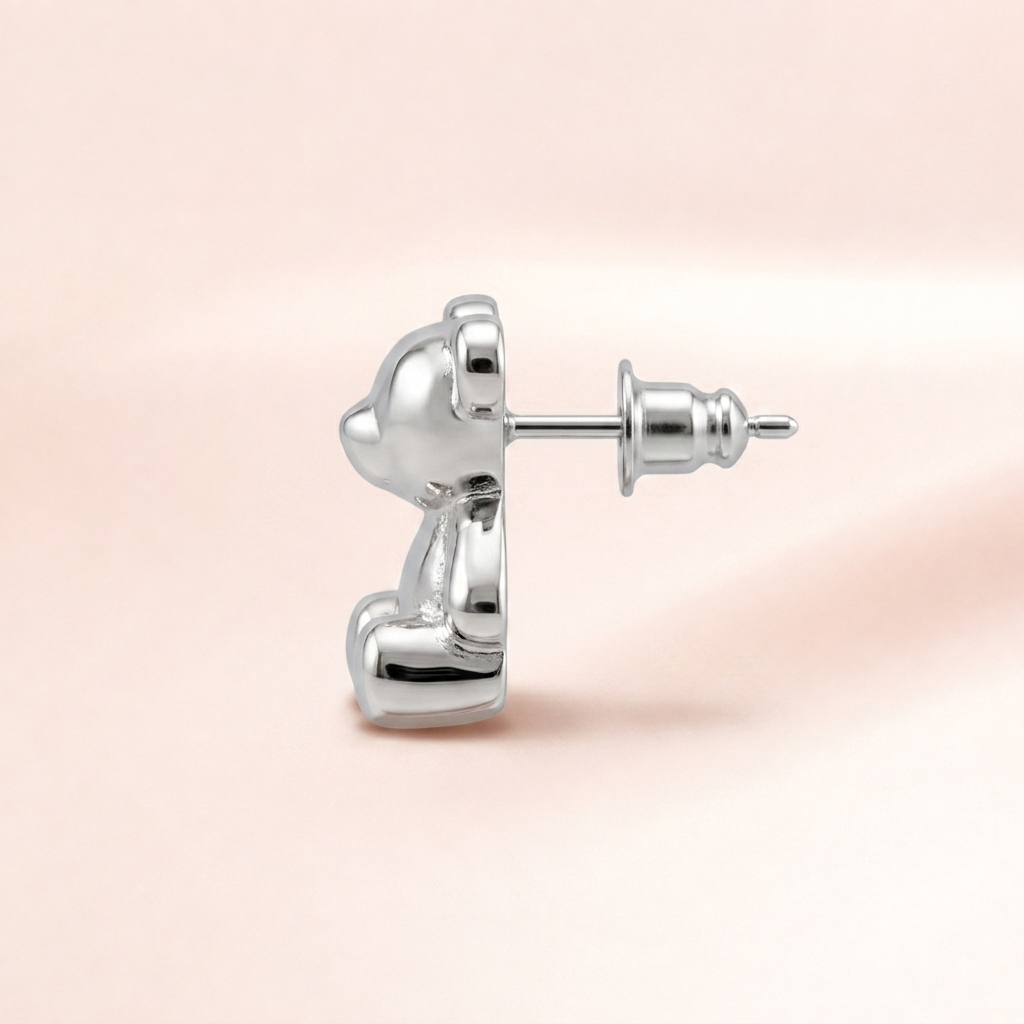 Little Bear Charm Studs