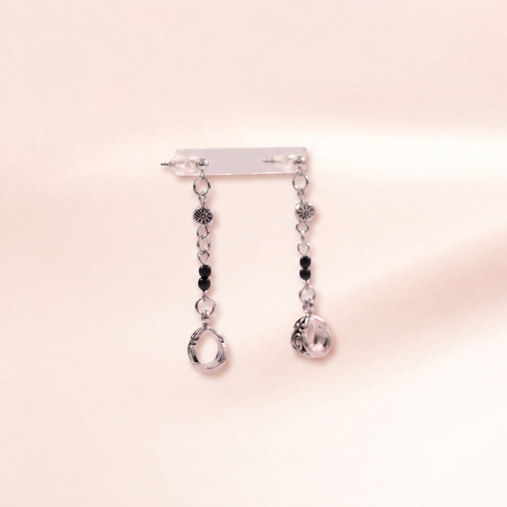 Boho Bell Charm Drop Earrings