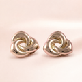 Chunky Twisted Knot Stud Earrings