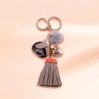 Rose Tassel Charm Keychain | Vybe Global Store - Image 4