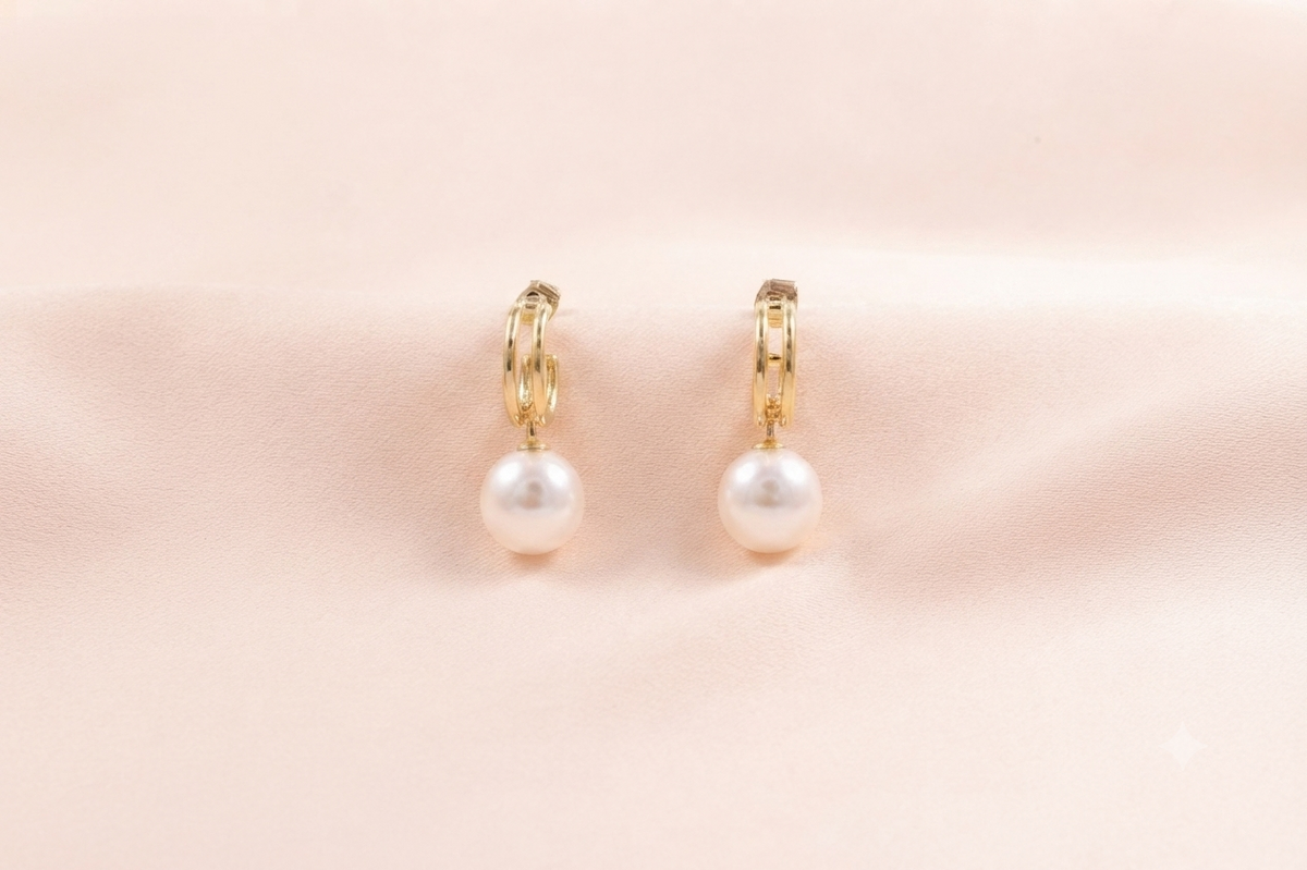 Chain Link Gemstone Ball Drop Earrings