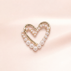 Heart Crystal Brooch