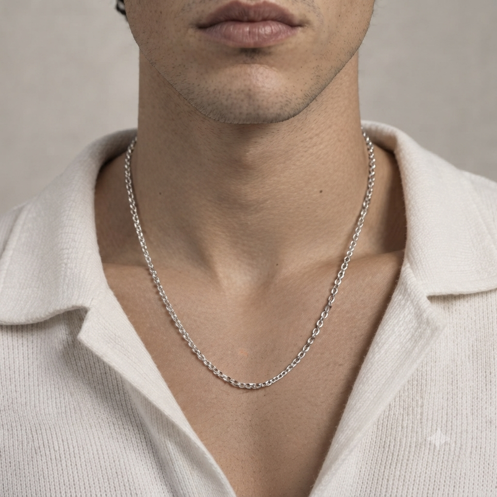 Classic Silver Chain Necklace
