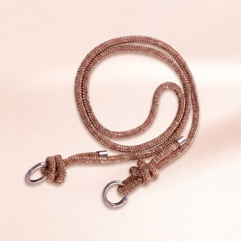 Crystal Rope Wristlet Charm