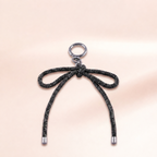 Crystal Rope Bow Bag Charm