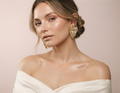 Textured Leaf Drop Earrings